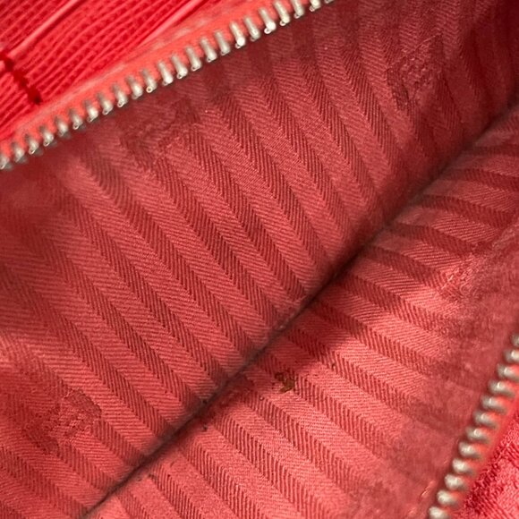 Fendi Yellow Leather Monster Eyes Red Black Long Continental Wallet (JB1345) - Picture 8 of 11